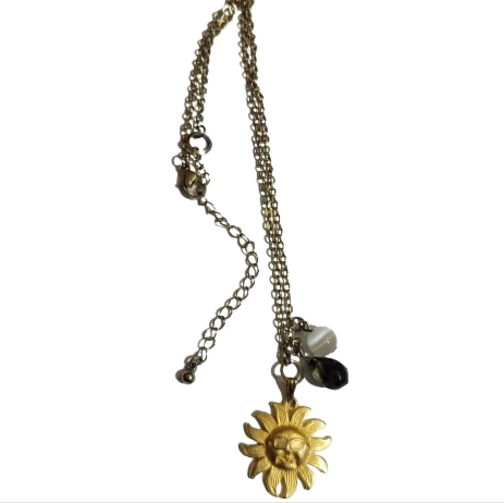 Necklace Sun wearing sun glasses chain and pendant